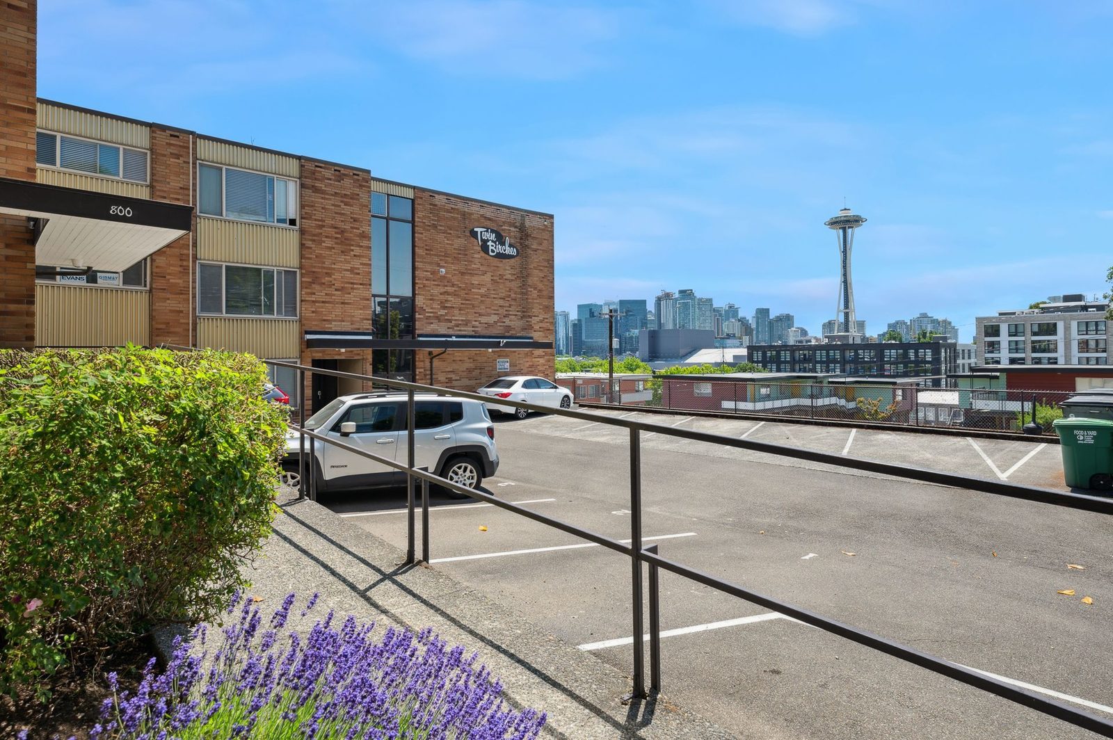 Lavender, entrance approach and skyline